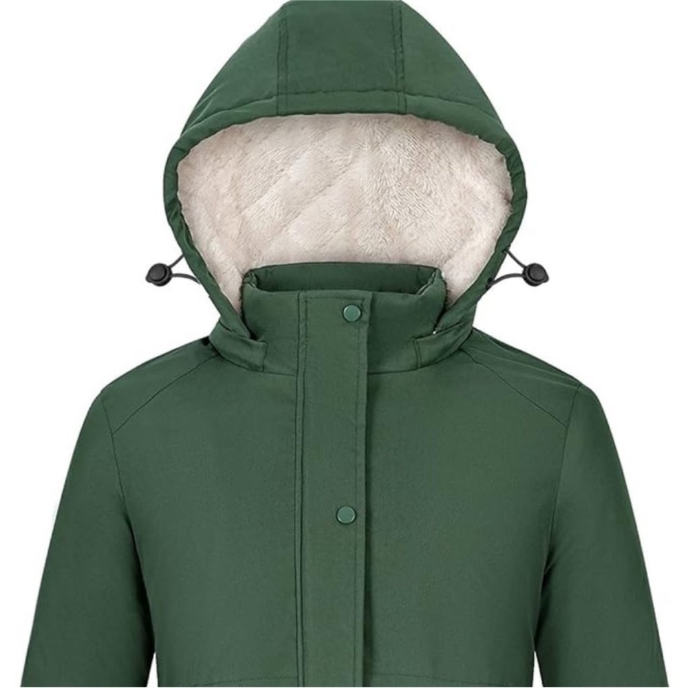 Women's Winter
Waterproof Warm Puffer Jacket
Parka Coat With Hood Pink Size XL - Picture 15 of 15